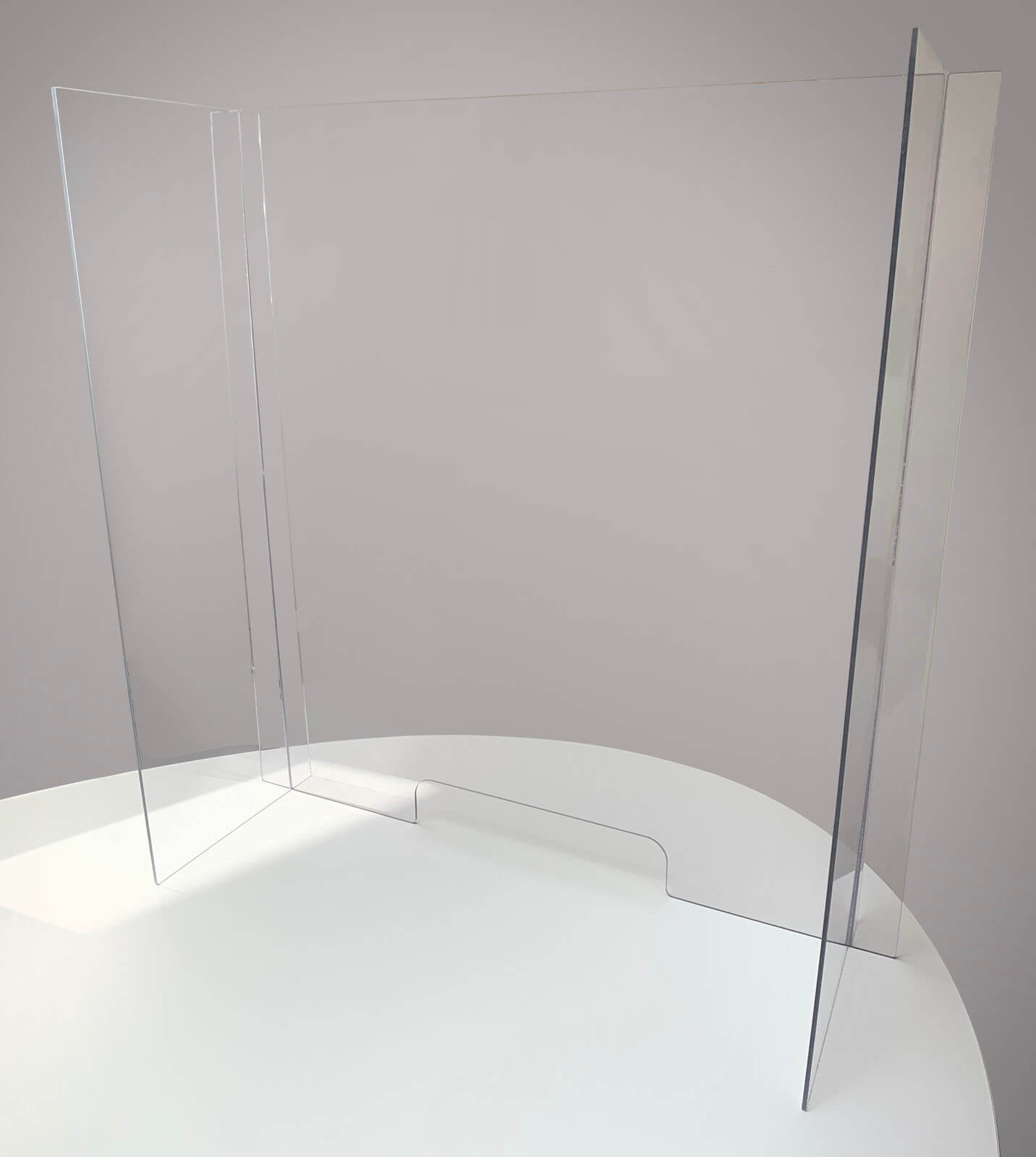 Hygieneschutzwand Thekenaufsatz SpuckSchutz Acrylglas mit Durchreiche Schutzwand 